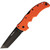 Cold Steel - Recon 1 - 4" CPM S35VN Stainless Steel Black DLC Blade - Tanto - Orange G10 Handle
