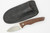 Chuck Richards Knives: Skeeter Creek - 2.7" S30V Steel Blade - Natural Linen Canvas Micarta Handle