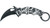 Fox Knives - The End - 2.56"  N690Co Black Idroglider Steel Karambit Folding Blade w/ Black Anodized Aluminum Handle