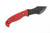 Dave Wenger Blades - Aphid Tracker - 2.625" CPM-3V Fixed Blade W/ Red G10 - Kydex Sheath