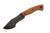 Dave Wenger Blades: Tracker Jr. - CPM 3V Steel - Without Sawtooth - Vintage Canvas Micarta - Kydex Sheath