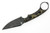T.Kell Knives: Nightstalker - 3.25" Nickle Boron AEB-L Steel Blade w/ Black & Green Burl G10 handle