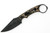 T.Kell Knives: Nightstalker - 3.25" Nickle Boron AEB-L Steel Blade w/ Black & Brown Burl G10 handle