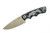 T.Kell Knives: Combatant - 3.21" Nickle Boron AEB-L Steel Blade w/ Black & Gray Burl G10 handle