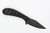 Primitive Woodsman - Guide Knife - 2.75" Black Oxide 80CRV2 Steel Blade w/ Sculpted Rubber Handle
