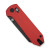CIVIVI Yonder - Black Stonewashed 14C28N Blade  - Crossbar Lock - Red G10 Handle