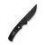 CIVIVI Noctis - Black Stonewashed Nitro-V Blade  - Crossbar Lock - Black G10 Handle