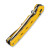 CIVIVI Noctis - Satin Nitro-V Blade  - Crossbar Lock - Yellow G10 Handle