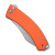 CIVIVI - Outlaw MUK - 3.47" Stonewashed 14C28N Blade  - Button Lock - Orange G10 Handle