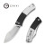 CIVIVI - Outlaw MUK - 3.47" Satin 14C28N Blade  - Button Lock - Black & White G10 Handle