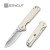 Sencut - Aetheris - 3.68" Satin 9Cr18MoV Steel Folding Blade w/ Ivory G10 Handle