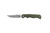 TOPS Knives: TEX Creek Slipjoint, 2.38" Tumble Finish M390 Steel Folding Knife W/ OD Green G10 Handle
