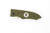 Hoffner Knives: SNAP Flatline - 3.5" Silver 440C Super Steel Folding Knife - Olive G10 Handle