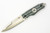 Hoffner Knives: Hand Spear - 5" Silver 440C Stainless Steel Fixed Blade Knife - Dark Ops G10 Handle
