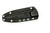 Hoffner Knives: Hand Spear - 5" Black 440C Stainless Steel Fixed Blade Knife - Maduro G10 Handle