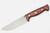 LT Wright Knives: Forest Trail - MagnaCut Steel - Flat -Redstone W/ Maple Valley Richlite Handle - Matte