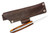 LT Wright Knives BoatTail Scandi - Magnacut Steel - Desert Ironwood W/ Black Liners - 6