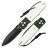 CJRB Cutlery - Locust - 3.15" Black PVD Coated AR-RPM9 Folding Knife w/ Button Lock -  Black PVD Steel & White G10 Inlay Handle