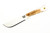 Woods Monkey - Widdle Chete by L.T. Wright - AEB-L Steel - Convex Machete Grind - Satin Finish - Brown Bone Handle - 5