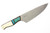 Aux Mfg - Everyday Chef - 7"  AEB-L stainless steel Blade w/ Jade G10, Recon stone, Ivory G10, W/ Micarta Accents Handles