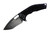 Heretic Knives - Medusa - Manual Folder - 3" Magnacut Steel Black DLC Finish Blade W/ Black Aluminum Grip