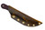 Bone River Co. - All Terrain - 3.1" 80CrV2 Steel W/ Maroon Canvas Micarta Handle
