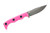T.Kell Knives: Agent 005 - 3.25" Nickle Boron 80CRV2 Steel Blade w/ Pink Battlelock Handle