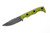 T.Kell Knives: Agent 005 - 3.25" Nickle Boron 80CRV2 Steel Blade w/ Lime Green Battlelock Handle