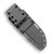 Reiff Knives: F6 GEN2 - Leuku Survival Knife - Fixed Blade - CPM 3V, Saber, Black DLC, OD Green G10 Handle