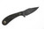 Primitive Woodsman - Guide Knife - 2.75" Black Oxide 80CRV2 Steel Blade w/ Black Rubber Handle