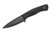 Primitive Woodsman - BC Bushcrafter - 4" Black Oxide 80CRV2 Steel Blade w/ Black Rubber Handle