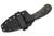 Primitive Woodsman - EDC - 3.25" Black Oxide 80CRV2 Steel Blade w/ Black Rubber Handle
