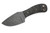Primitive Woodsman - Scout - 3.5" Black Oxide 80CRV2 Steel Blade w/ Sculpted Black Rubber Handle