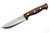 LT Wright Knives Forest Trail - A2 Steel - Scandi Grind - Desert Ironwood W/ Black Liners - 2