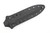Half Face Blades - V-42 Dagger - White Over Black G10, Armor Black Cerakote, Allen Bolts, Textured Grip