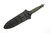 Half Face Blades - V-42 Dagger - Black and OD Green Layered G10, Midnight Bronze Cerakote, Allen Bolts, Textured Grip