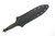 Half Face Blades - V-42 Dagger - Black and OD Green Layered G10, Midnight Bronze Cerakote, Allen Bolts, Textured Grip
