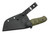 Anthem Knife & Implement - Mule - 3.5" Black Cerakote 52100 Steel Fixed Blade W/ OD Green G10 Handle