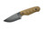 Anthem Knife & Implement - Mule - 3.5" Black Cerakote 52100 Steel Fixed Blade W/ Tan G10 Handle