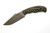 Anthem Knife & Implement - Nightwatch - 4" Tan Cerakote 52100 Steel Fixed Blade W/ Camo G10 Handle