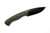 Anthem Knife & Implement - NO. 76 - 3.375" Black Cerakote 52100 Steel Fixed Blade W/ Camo G10 Handle