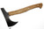 Drifter Blades - Bruin - 12" 80CRV2 Steel Fixed Axe W/ Bourbon Oak Handle and Leather Sheath - 1