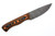 Knives By Nuge - Bruin - 3.75" Tumbled Finished CPM-154 Stainless Steel Blade W/ TKC Exclusive Orange & Black G-10 Handle