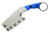 Tactical Pterodactyl Knives - Ringed Scalpel - 2" CPM-154 Steel Fixed Blade W/ Blue G-10 Handle & Grey Kydex Sheath