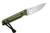 JP Bladesmithing - Fang XL - 3.125" AEB-L Fixed Blade W/ OD Green G-10 Handle & Black Kydex Sheath