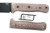 TKC Micarta Handle for Reiff Knives F5 GEN 2  - Rustic Brown Canvas Micarta