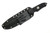 Hoffner Knives: The Beast - 7" Black 440C Stainless Steel Fixed Blade Knife - Flatline Black G10 Grips