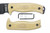 TKC 2.0 Handle for ESEE 5/6  - Natural Canvas Micarta