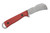 Very Good Knife Company - Lineman - 3.25" AEB-L Fixed Blade W/ Red Canvas Micarta Handle