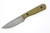 Very Good Knife Company - Hornet - 3.75" AEB-L Fixed Blade W/ Green Canvas Micarta Handle
